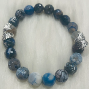Dragon vein and cracked agate