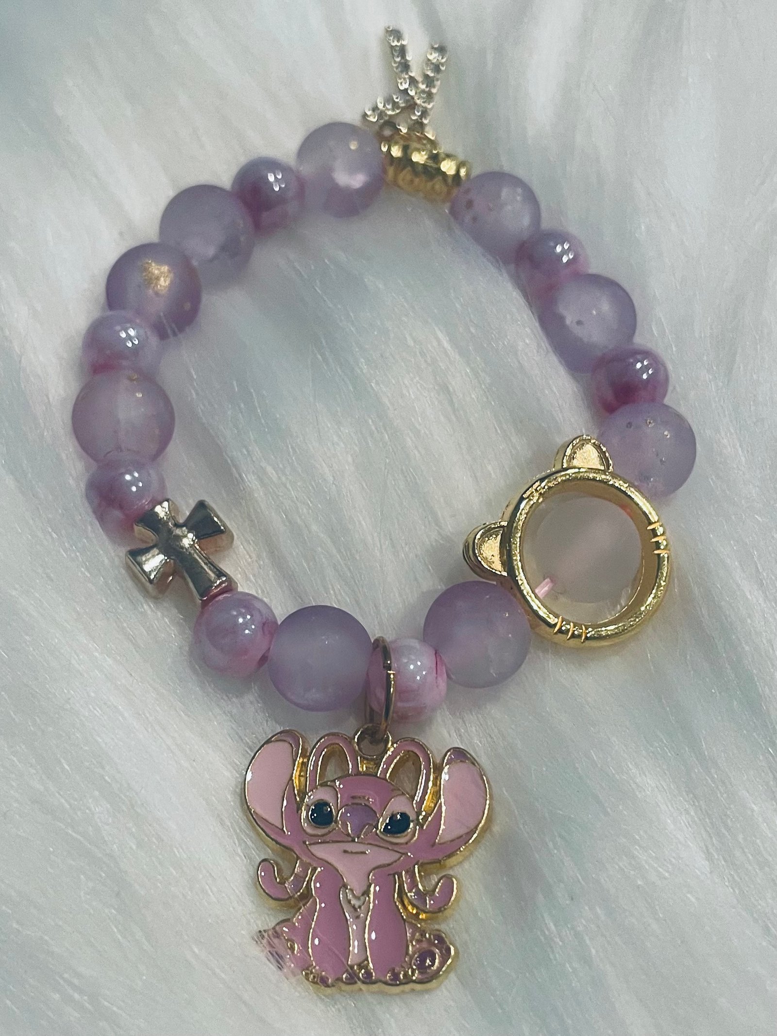 Pink Angel Stitch Bracelet