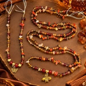 Cinnamon and Honey Waist Bead & Anklet Combo